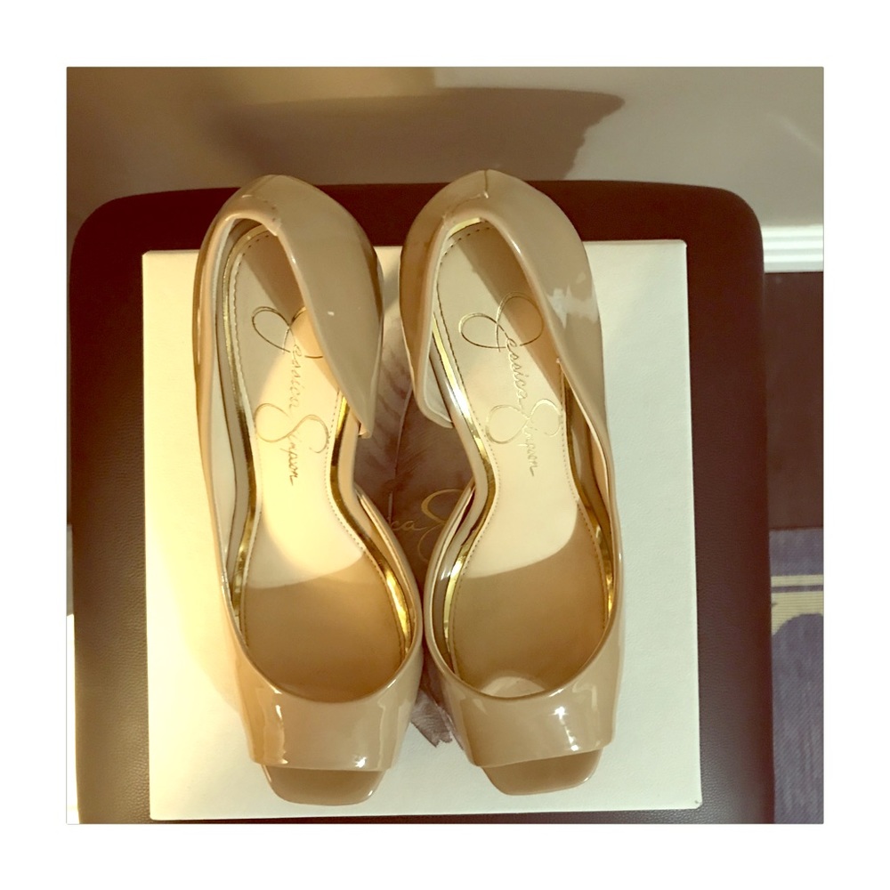 Jessica Simpson Peep toe heels